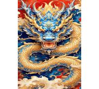 AMBATTERY Cross Stitch Kits for Adults,Fantasy Dragon