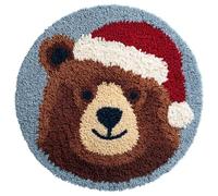 AMBATTERY DIY Latch Hook Rug Kit for Aldult,Animal Bear