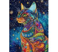 AMBATTERY Latch Hook Cushion Kits Color Animal Cat Latch Hook Rug Yourself Knotting Set Adults With Hooks Diy Carpet Make Latch Hook Kits For Adults Rug Home Doormat 35x46in