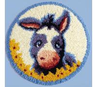 AMBATTERY Latch Hook Kits for Adults,Rug Making Kit,Animal Donkey