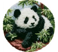 AMBATTERY Latch Hook Rug Kit Latch Hook Kits for Adults,Animal Panda