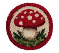 AMBATTERY Rug Making Kit for Adults,Latch Hook Rug Kit,Red Mushrooms
