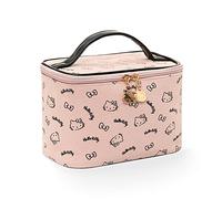 AmBealla Make up Bag Travel Cosmetic Bags Brush Holder Zipper Pouch Case Organizer Cute Organizer Suitable for Purse for Women, Light Pink Bucket Bag, Fashion