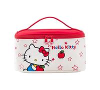 AmBealla Make up Bag Travel Cosmetic Bags Brush Holder Zipper Pouch Case Organizer Cute Organizer Suitable for Purse for Women, 3E-Red Apple, Cute