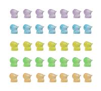 AMBEERT 35 PCS Mini Resins Capybara, Minis Capybara, Resins Animals, Mini Resin Animals, Miniature Figures in the Dark, Small Animal Miniature Figures for Dollhouse, And Party Decoration
