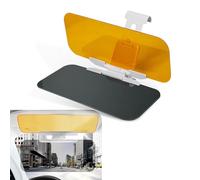 AMBEERT Car Sun Visor with Polarized Glare Protection, 2 in 1 Polarized Sun Visor for Clearer Vision, Universal Fit, Compatible with All Vehicle Types