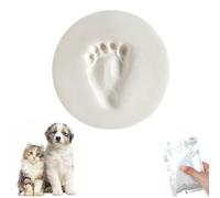 AMBEERT Dog Paw Print Kit, Paw Print Kit for Dogs, Clay Baby Hand & Footprint Impression Kit, Paw Print Kit for Cats, Perfect for New Pet Owners and Memorial, Personalized Pawprint Gift