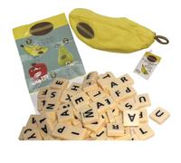 AMBEERT Scrabble Board Game UK, Family Board Game for Kids, Classic Word Game for Family, School, and Party, Includes Game Board, Letter Tiles, and Racks, Educational and Fun for All Ages