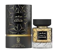 Amber Al Zahab 100ml Eau de Parfum Spray by Nylaa | Saffron Vanilla Amber Woody Arabic Perfume for Men & Women | Arabian Oud Sweet Scent