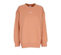 Amber Brown Fleece Crewneck Sweatshirt M