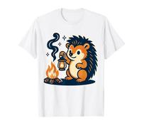 Amber Campfire Hedgehog Lantern Friend for Little Campers Jr T-Shirt