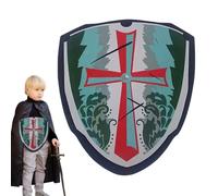 Amber Dragon Knight Shield - Foam Lightweight Medium Size | Noble Knight | Foam Shield Toy For Role Play Cosplay Costume Battles Kids Fun And Daily Pretend Play Activities