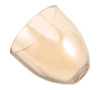 Amber Glass Bell Lamp Shade Replacement 3/8 Inch Fitter | Mini Size, Smooth Wipe-clean Surface, Warm Retro Look for Apartments, Offices, Wall Lamp Heads