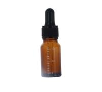 Amber Glass Dropper Bottle with Scale 5ml to 100ml for Aromatherapy Oils Refillable Travel Pipette Bottle(10ml)