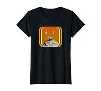 Amber Gold Buck Value Graphic T-Shirt, Women, Black, L