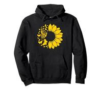 Amber Harmony | Abstract Organic Composition Pullover Hoodie