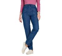 Amber Ladies Elasticated Waist Pull On Jean 100% Cotton Stonewash