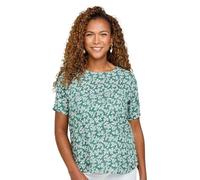 Amber Ladies Floral Print Shell Top with Pocket