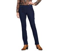 Amber Ladies Super Stretch Pull On Slim Fit Jeans | Women's Stretchy Comfort Jeans with Elasticated Back Waist, Flat Front Style, Belt Loops & Practical Back Pockets