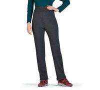 Amber Ladies Thermal Lined Pull On Jersey Trousers - Super Soft Fleece Lined Warm Winter Pants with Stretch Waist - Comfortable Everyday Women’s TrousersSizes 10-77 Charcoal 18 Extra Short