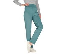 Amber Ladies Thermal Lined Pull On Jersey Trousers, Super Soft Fleece Lined Warm Winter Pants with Stretch Waist, Comfortable Everyday Women’s TrousersSizes 10-91 Khaki 12-14
