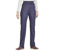 Amber Ladies Thermal Lined Pull On Jersey Trousers - Super Soft Fleece Lined Warm Winter Pants with Stretch Waist - Comfortable Everyday Women’s TrousersSizes 10-109 Navy 10