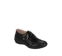 Amber Ladies Wide EE Fit Touch Fasten Cushioned Insole Shoes | Adjustable Easy Close Fastening Comfortable Footwear