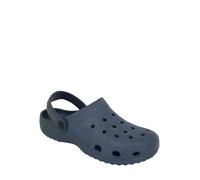 Amber Women's Wide Fit Eva Lightweight Clog Shoe with Secure Heel Strap for in Navy | Size: 4 Amber Navy 4