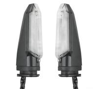 Amber LED Blinker for Motorbike Scooter for quad for atv Amber(Gray) | ABS housing, IP65 waterproof, amber LED core, 7.2x3cm size, fitment