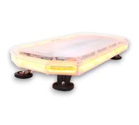 Amber LED Warning Lightbar Beacon 600mm, Magnetic or Bolt Mount, 12/24V with 112 LEDs, 360° Flash for Plant, Agricultural, Industrial and Off-Road use. (Bolt Mount)