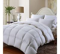 Amber Linen 13.5 TOG LUXURY HOTEL QUALITY GOOSE/DUCK FEATHER & DOWN DUVET QUILT (Goose Duvet, Double)