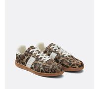 Amber Low Top Trainers Leopard Print