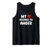 Amber - My Heart Belongs to Amber - Love Tank Top