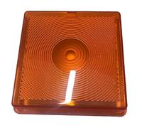 Amber/Orange Square Indicator Lens for Ifor Williams Trailers 95x95x25mm