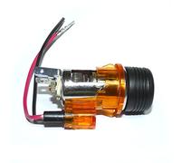 Amber/Orange UNIVERSAL 12V 12 VOLT Cigarette Lighter SATNAV Socket NEW