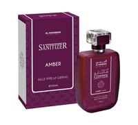 Amber Perfumed Anti Bacterial Hand Sanitizer 100ml Al Haramain MISK Amber Rose
