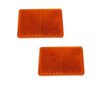 Amber side reflector for Erde 102, 122, 143 trailer - set of 2 rectangular - MP69025 - Lichfield Trailer Centre