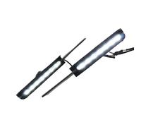 Amber Turn Signal Light W/Led White Drl Driving Fog Lamp Front Lower Bumper Led Daytime Running Light Drl Lamps 2005-2009 For Toyota Reiz Mark X