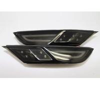 Amber/White LED Smoke Front Bumper Side Marker Fit For 09-20 Nissan GTR GT-R R35