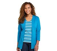 Amber Women's Jersey Twinset Vest in Teal | Size: 20 Amber Teal 20