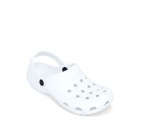 Amber Ladies Wide Fit Eva Lightweight Clog Shoe with Secure Heel Strap for Stability Ventilated Ports for Breathability Water-Friendly Design for Summer Comfort White 3
