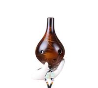 Amber Yellow Smoked Ocarina 6-hole Ceramic Production For Beginners To Teach And Play In One Step