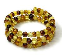 Amber777 Natural Baltic Amber Women's Bracelet. Natural Amber Bracelet for Adults.Handmade Amber Beads Bracelet., normal, Stone, Amber