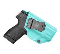 Amberide S&W Shield Plus IWB Holster,Kydex-Boltaron Inside Waistband Fit M&P Shield Plus M2.0 M1.0 3.1" 9mm/.40,Secure Retention,Quick Draw,0-30° Cant
