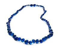 Amberistan Amber Necklace for Women - HandMade Baltic Jewelry for Adult - 18 inch - 100% Genuine