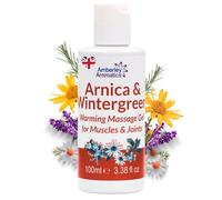 Amberley Aromatics Arnica & Wintergreen Warming Massage Gel for Muscles and Joints, with Devil's Claw, Juniper and Peppermint, 100ml