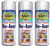 AMBERLINNEN LTD 3 X 200ML FRIDGE FREEZER DEFROST ICE QUICKLY ANTI BACTERIAL DE ICER SPRAY