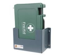 AmberQuip 1-10 Person First Aid Kit c/w Wall Storage Holder. Ideal Van & Workshop