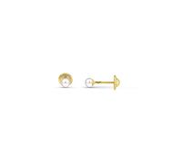 Amberta Allure Women 9ct Gold Pearl Stud Earrings
