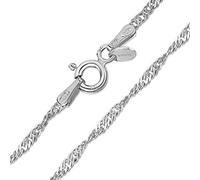 Amberta Children's 925 Sterling Silver Chain Necklace: Silver 1.3 mm Singapore